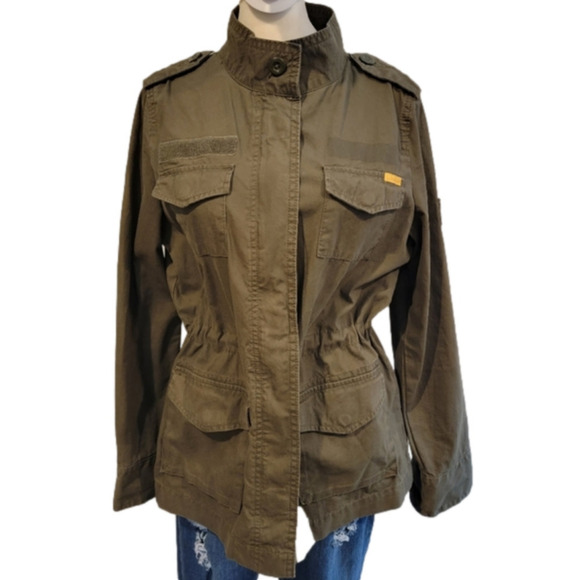 OLD Navy Military Field Style Army Green Jacket Size S - Picture 1 of 16